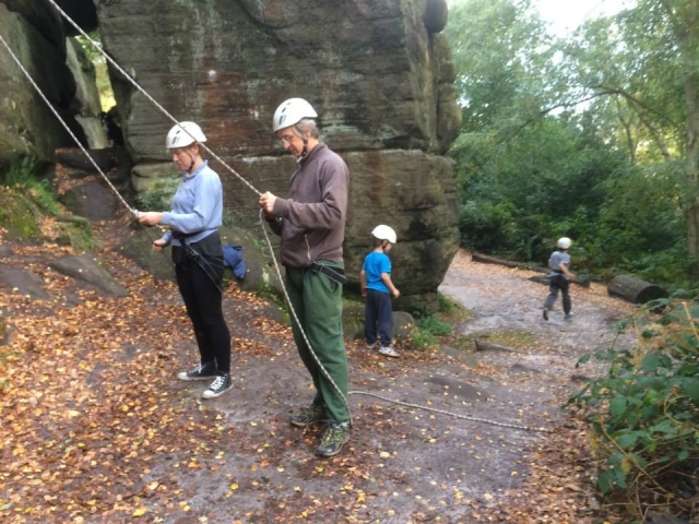 Climbing is a great family activity